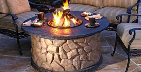 outdoor chimenea